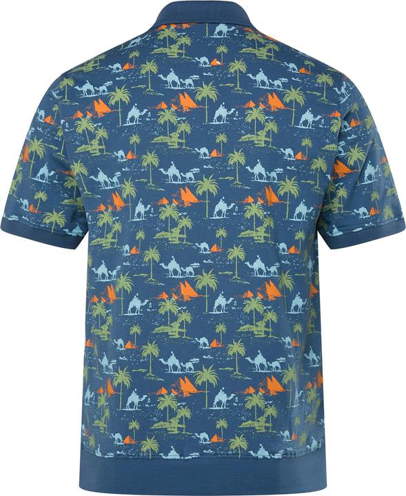 Actual product image Men+ Poloshirt Bauchfit, Halbarm, allover Print, bis 84/86 (68)