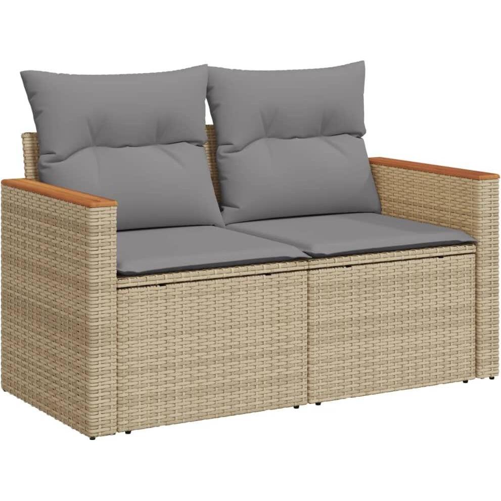 Thumbnail - VidaXL, Gartenlounge, 10-tlg. Garten-Lounge-Set mit Kissen