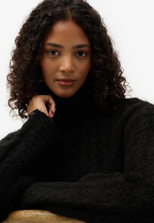Produktbild Superdry Damen Pullover aus strukturiertem Material mit Rollkragen (M)