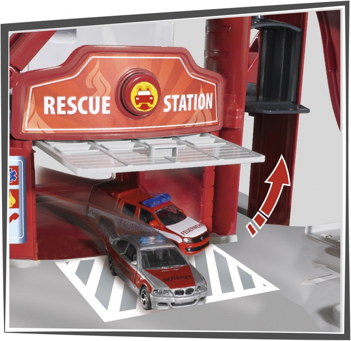 Produktbild Majorette Creatix Rescue Center mit Fahrzeugen