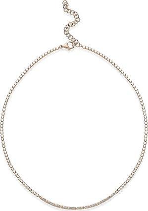 Rosato Elegant bronze necklace with cubica cubic zircons RZC039 (L)