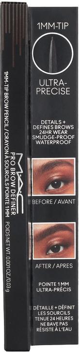 Image du produit MAC Cosmetics Pro Brow Definer 1Mm-Tip Brow Pencil Spiked (Pointu)