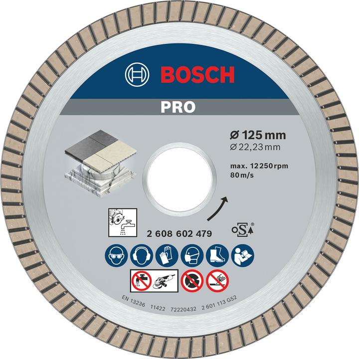 Produktbild Bosch Professional Zubehör PRO Ceramic Diamanttrennscheibe, 125 x 22,23 mm