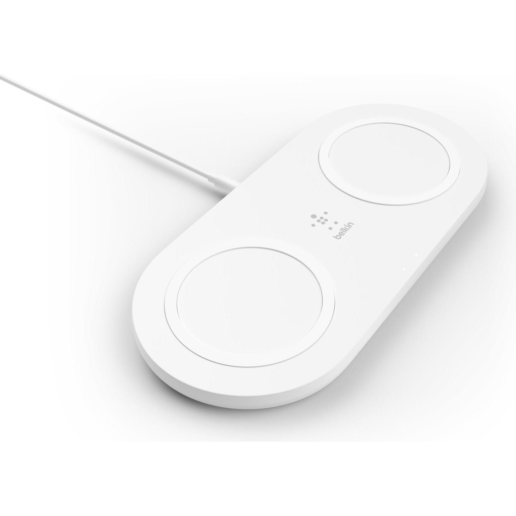 Belkin Boost Charge Dual (15 W), Wireless Charger, Weiss