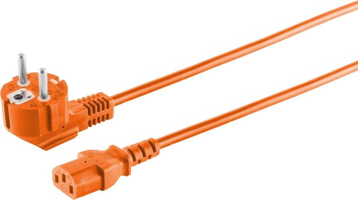 Produktbild Shiverpeaks S/CONN maximum connectivity Netzanschlusskabel, Schutzkontaktstecker 90° auf Kaltgerätebuchse, 230 V (3 m)