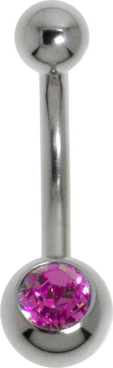 Produktbild Bijouteria Bauchpiercing (Chirurgenstahl 316L, Kristall)