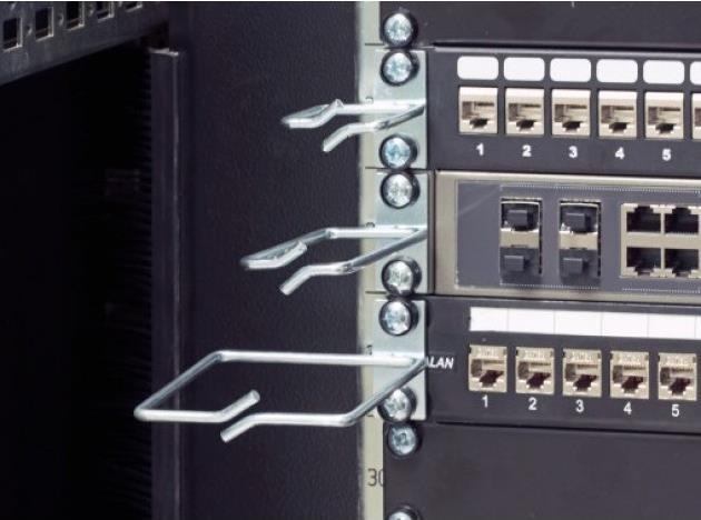 Immagine prodotto EFB Elektronik Techly Anello Passacavi Techly Laterale 80x80 mm in Acciaio Zincato per Armadi Rack