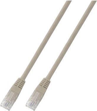 EFB Elektronik Patch Cable, UTP, Grey (U/UTP, CAT6, 10 m)