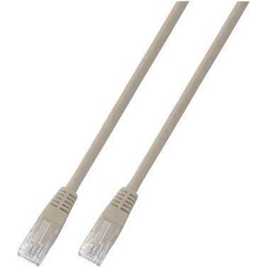 EFB Elektronik Patch Cable, UTP, Grey (U/UTP, CAT6, 10 m), Netzwerkkabel