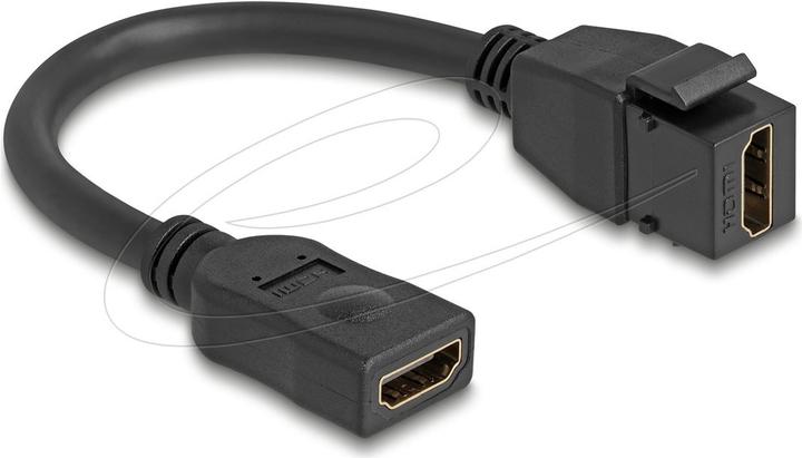Produktbild Delock Keystone Modul Kabel HDMI Buchse zu Buchse 8K 60 Hz 2 (0.20 m)
