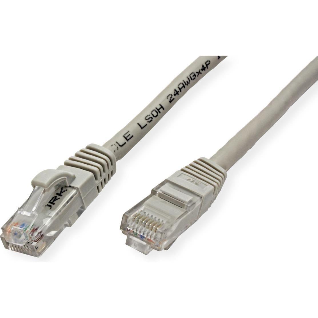 Thumbnail - Secomp VALUE UTP Kabel Kat6 LSOH grau 3m (U/UTP, CAT6, 3 m), Netzwerkkabel