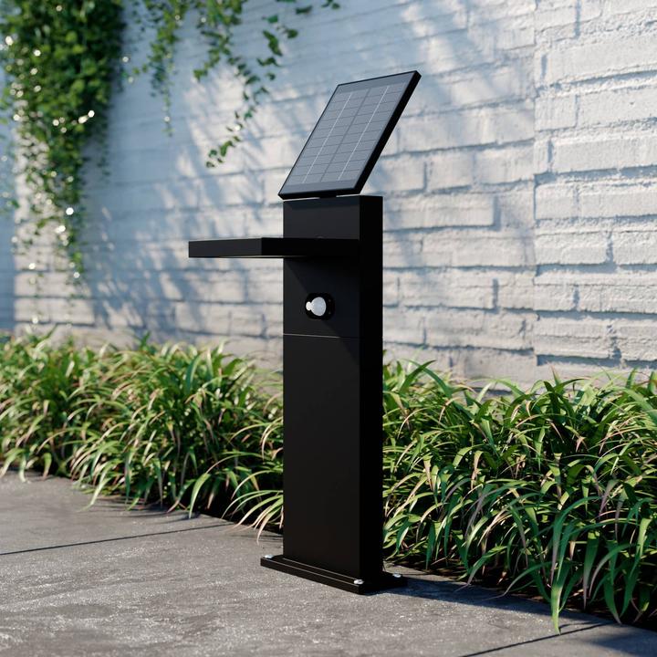 Immagine prodotto Lucande Silvan Luce da giardino a LED H60 con sensore Grafite (200 lm, IP54)
