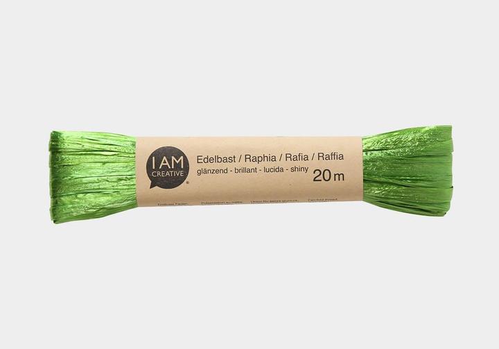 Image du produit I Am Creative Raphia noble brillant, vert herbe