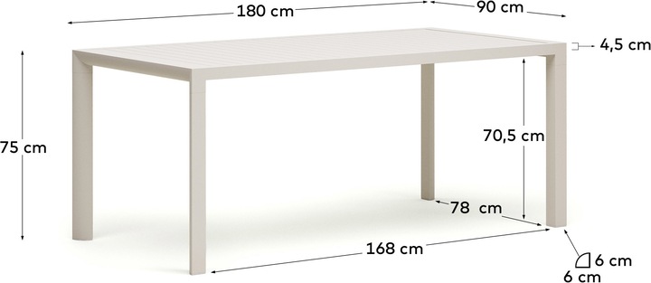 Actual product image Kave Home Culip (180 cm)