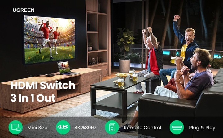 Image du produit Ugreen HDMI Switch