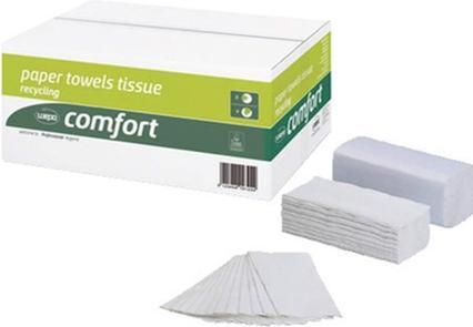 Produktbild Wepa Handtuchpapier Comfort, 250 x 330 mm, naturweiss 2-lagig Tissue, C-Falzung, 100% Recycling, Flächen