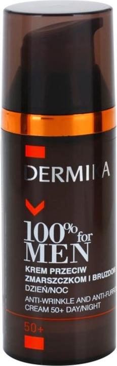 Dermika 100% for Men 50+ anti-wrinkle face cream 50ml (50 ml, 24h Creme)