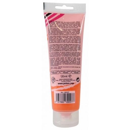 Thumbnail - Pebeo, Künstlerfarbe + Bastelfarbe, Decocrème Matt Acrylfarben (Orange, 120 ml)