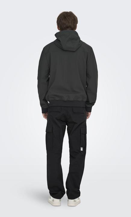 Actual product image Only & Sons Loose fit mid waist elasticated cargo trousers Trousers (W36/L32)