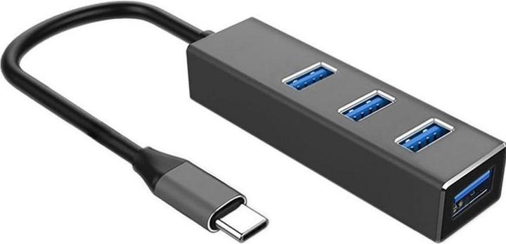 Art HUB USB-C male/4x USB 3.0 female (USB-C, 4 ports)