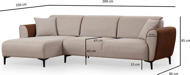 Produktbild Atelier del Sofa Aren (Ecksofa)