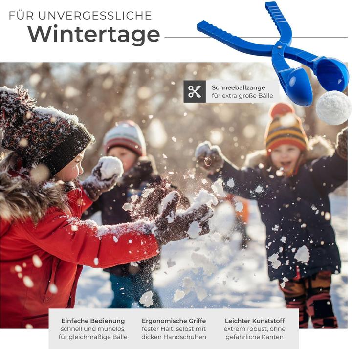 Actual product image tectake Folding wooden sled Jeffrey with pull rope, snowball tongs