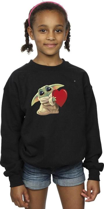 Produktbild Star Wars The Mandalorian The Kids With Heart Sweatshirt Mädchen (140, 146)