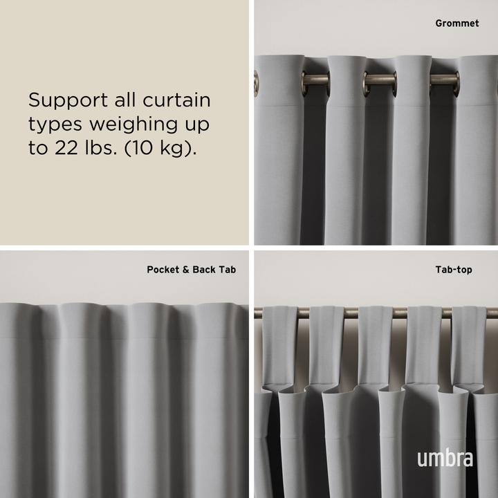 Actual product image Umbra Curtain rail Loop 107-306 cm, nickel
