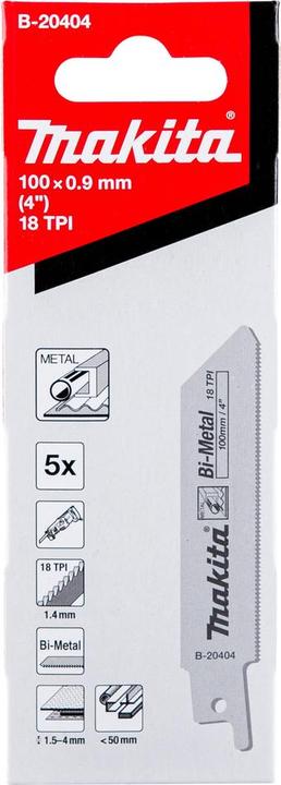 Productafbeelding Makita Reciproblad BIM 100/18Z