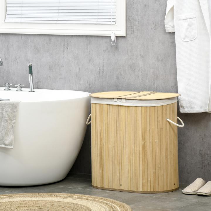 Actual product image Homcom Laundry basket with lid (100 l)