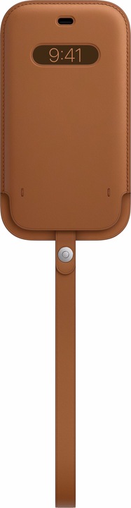 Actual product image Apple Leather Sleeve with MagSafe (Apple iPhone 12, Apple iPhone 12 Pro)