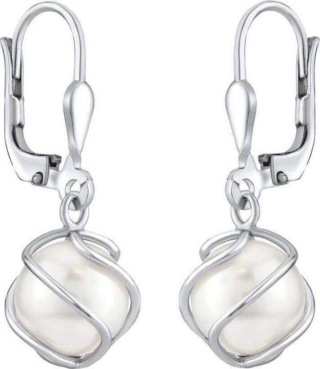 Produktbild Silvego Elegant dangling earrings with Swarovski Â® Pearl SILVEGOBP31644