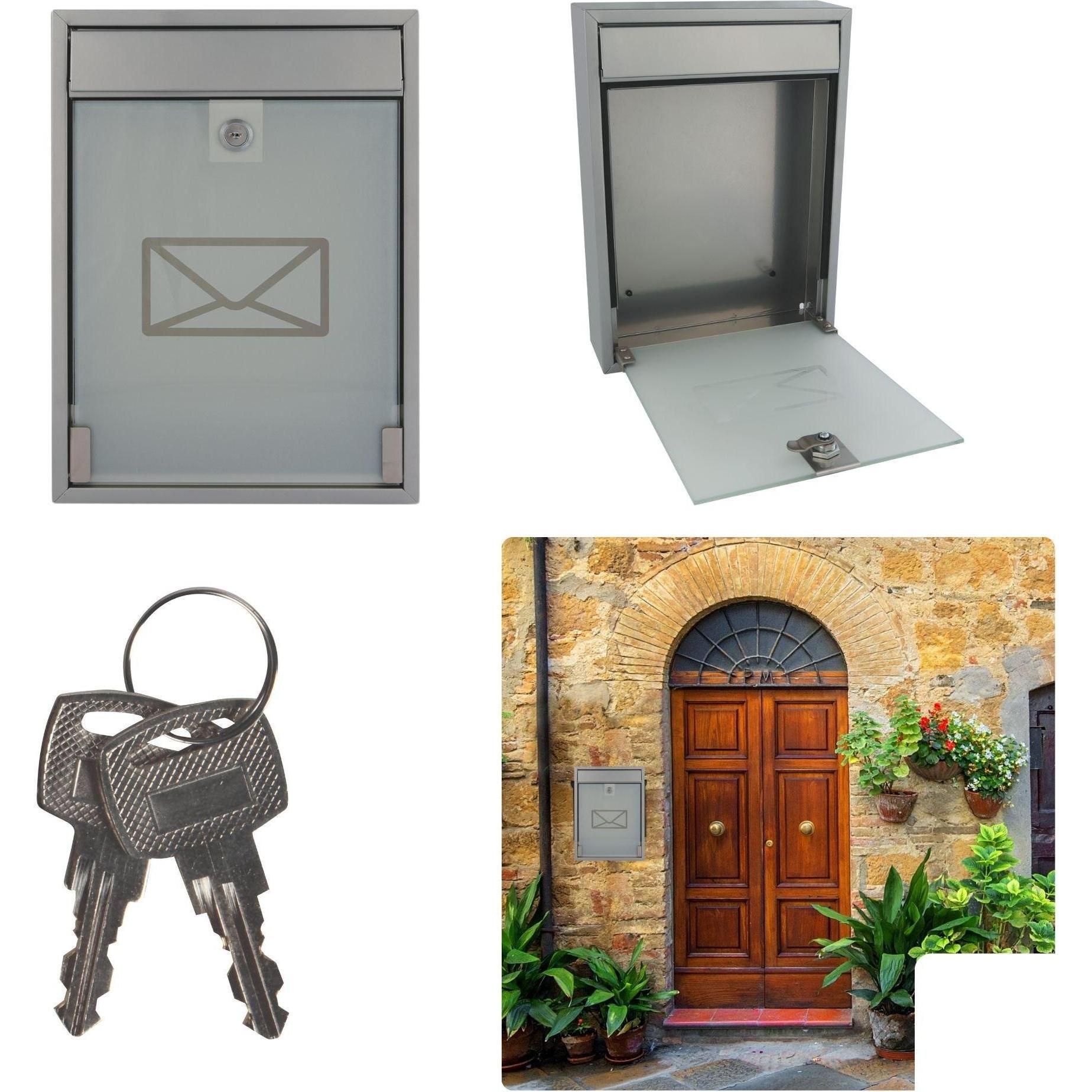 Thumbnail - Velleman, Briefkasten, Briefkasten - Milan - Silber