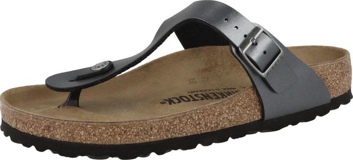 Actual product image Birkenstock Gizeh BF Metallic Black (38)