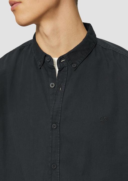 Image du produit S.Oliver Hemd Regular Fit: Gewaschenes Twillhemd mit Logostickerei (S)