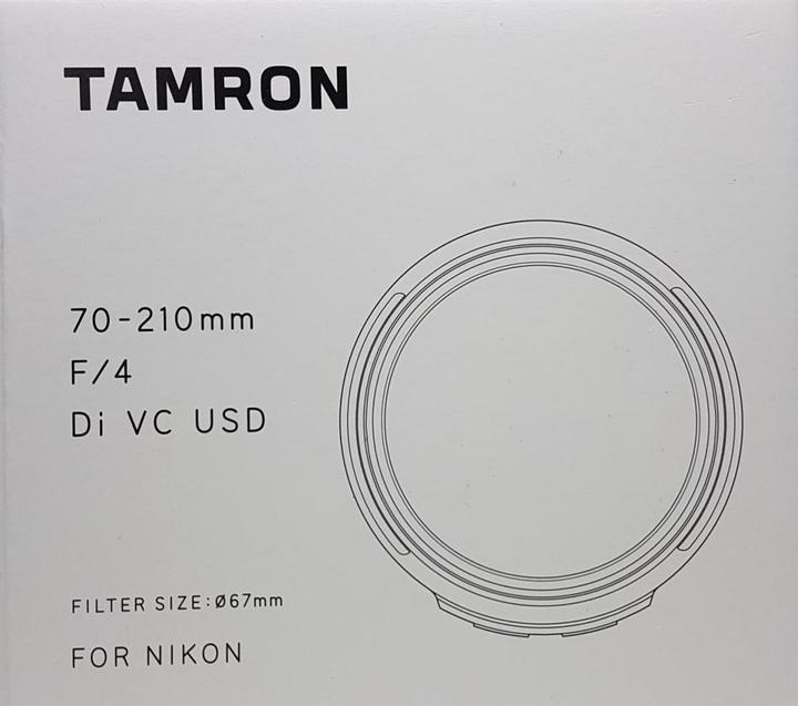 Immagine prodotto Tamron AF 70-210mm f / 4.0 Di VC USD, Nikon F (Nikon F, Full frame)