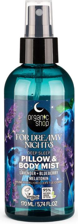 Actual product image Organic Shop Sleeping Deep Sleep Pillow & Body Mist 170ml