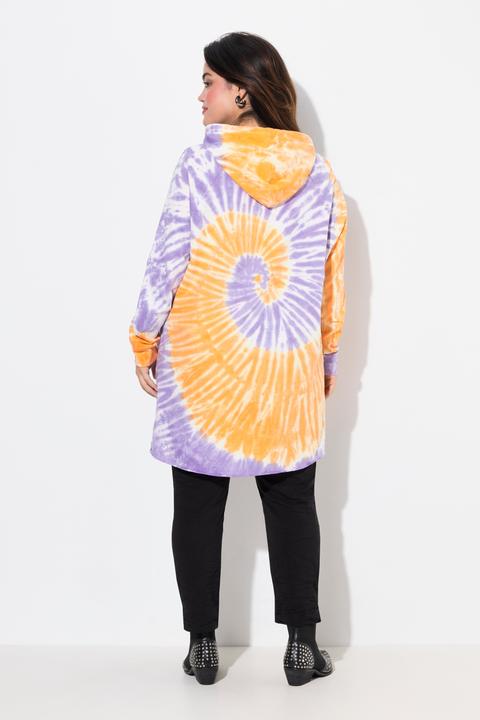 Produktbild Angel of Style Hoodie, A-Linie, Batikdruck, gerundeter Saum (56)