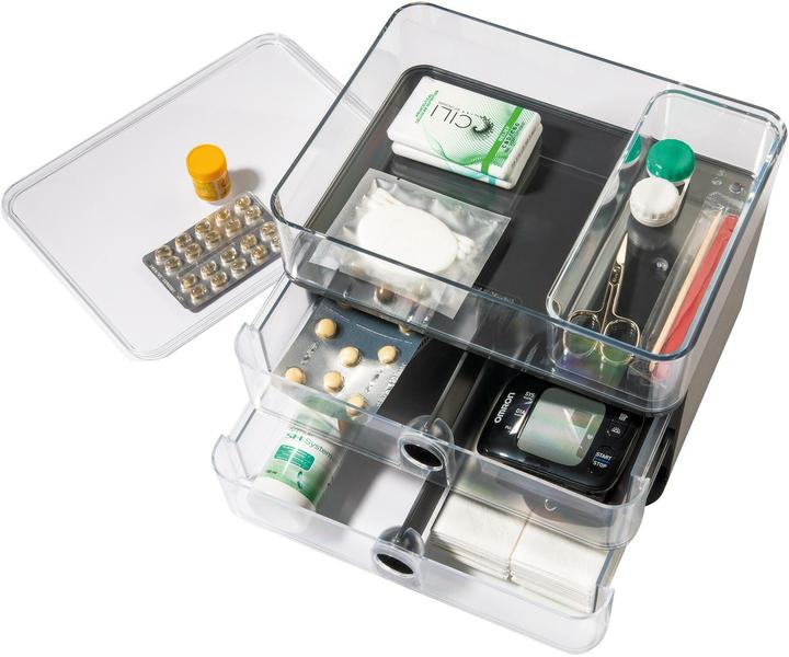 Produktbild Han Schubladenbox Allison Smart-Box Plus 2 Schubladen, Glasklar