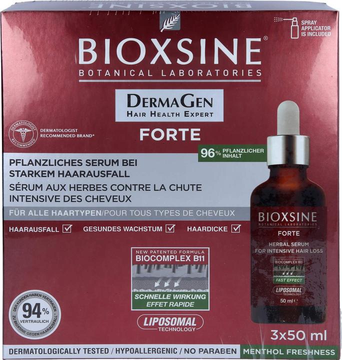 Actual product image Bioxsine Forte (150 ml, Liquid shampoo)