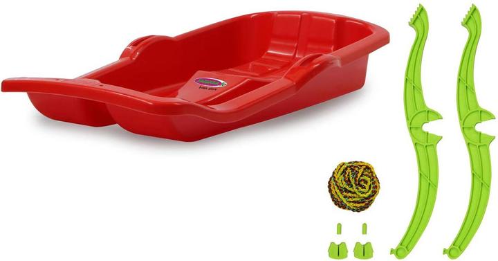 Produktbild Jamara Snow Play Bob Karol mit Bremse 80cm rot