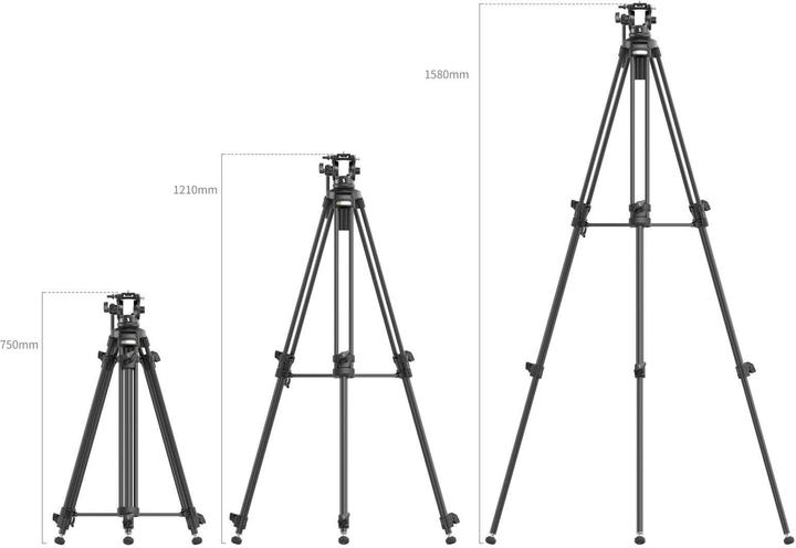 Produktbild SmallRig Leichtes Video-Stativ-Kit AD-50 Lite (Metall)