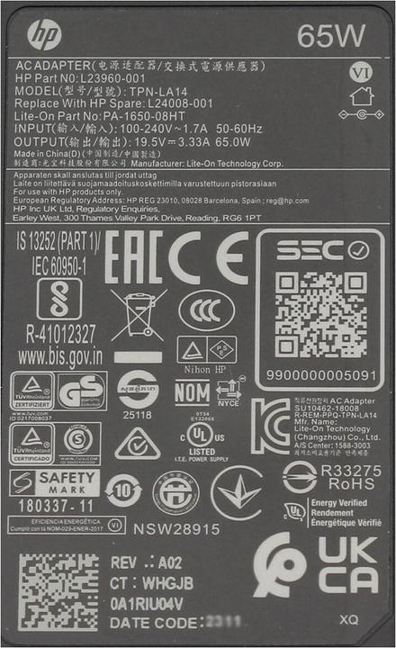Immagine prodotto HP L24008-001 (65 W)