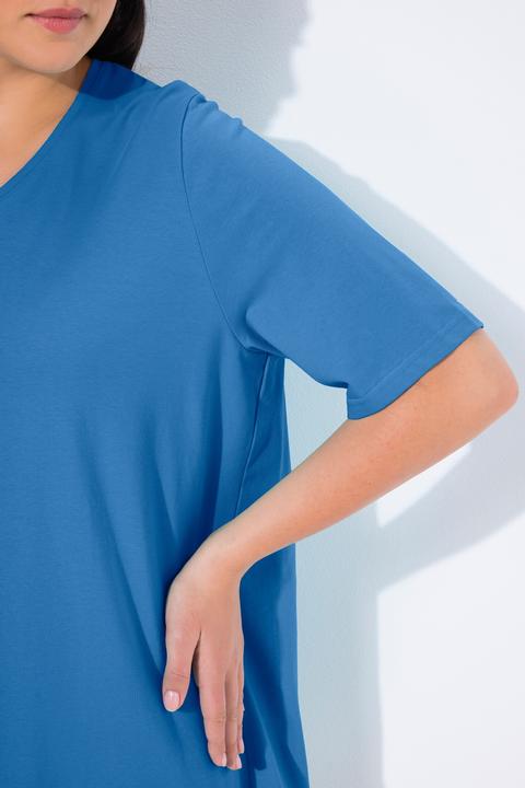Actual product image Ulla Popken Essential V-Neck Stretch Tee (58)