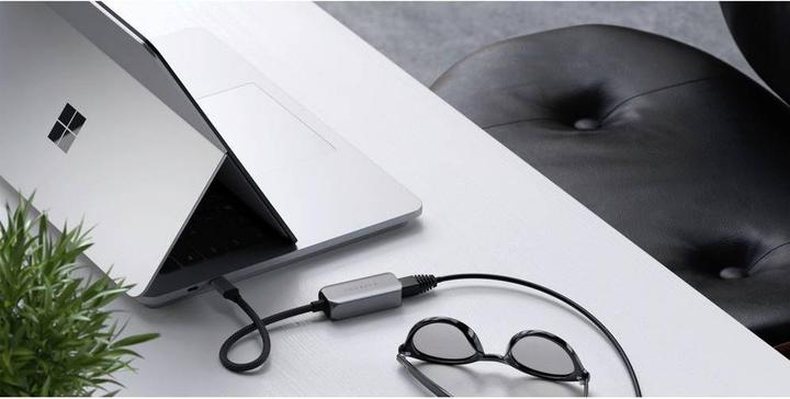 Image du produit Satechi USB- C vers adaptateur Ethernet 2.5Gb (USB-C, RJ45 2.5 Gigabit Ethernet (1x))