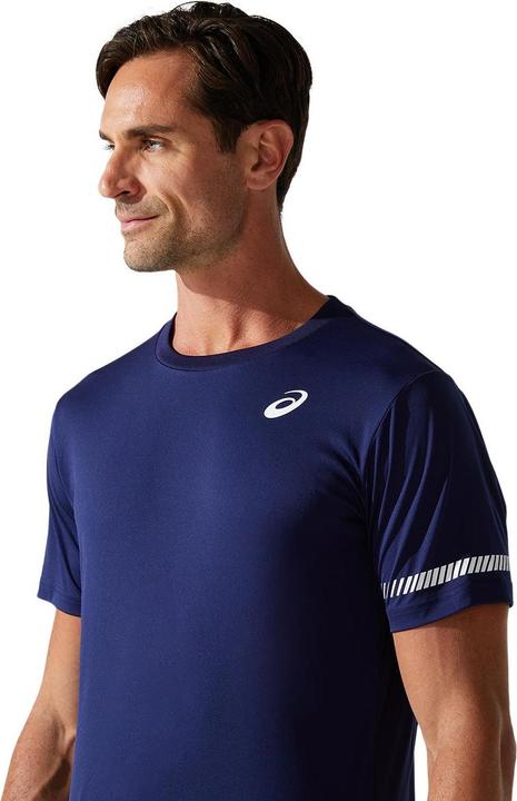 Actual product image ASICS Performance Court M Ss Tee Men Peacoat (S)