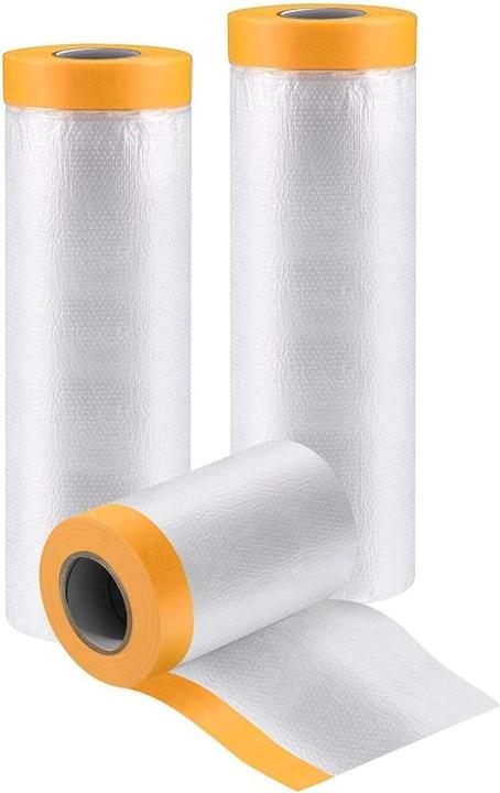 Malerfolie Abdeckfolie Mit Klebeband Malerband Goldband Maler Folie Malerkrepp