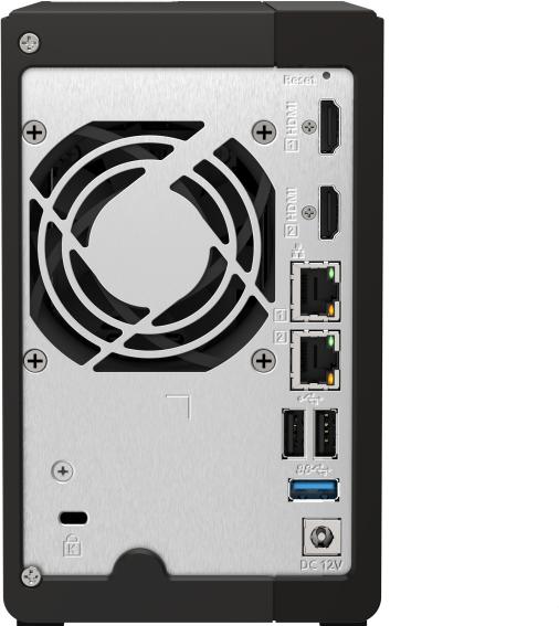 Actual product image QNAP NVR QVP-21C Appliance 8ch embedded 2bay