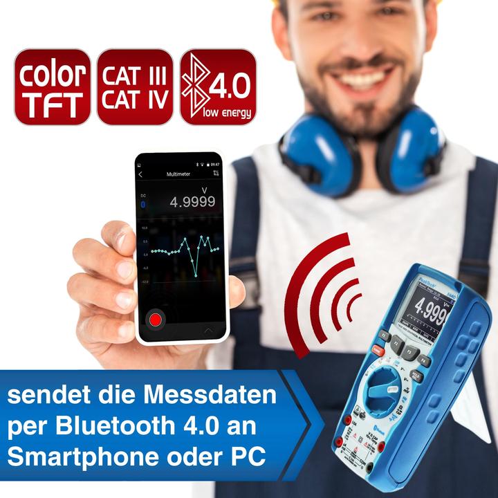 Produktbild Peaktech P 3440 Grafisches Digitalmultimeter (CAT III 1000V, CAT IV 600V)