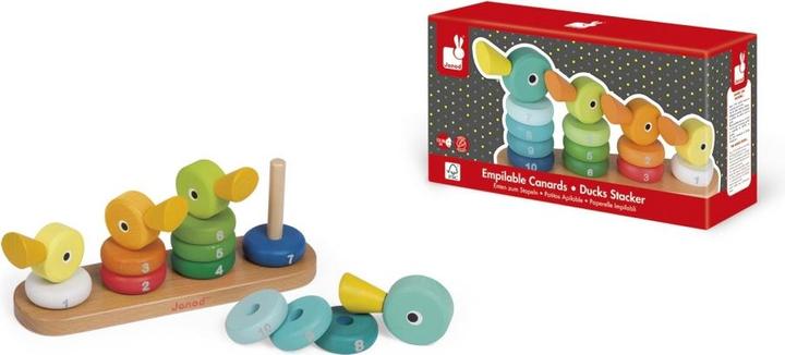 Actual product image Janod Stacking game duck family